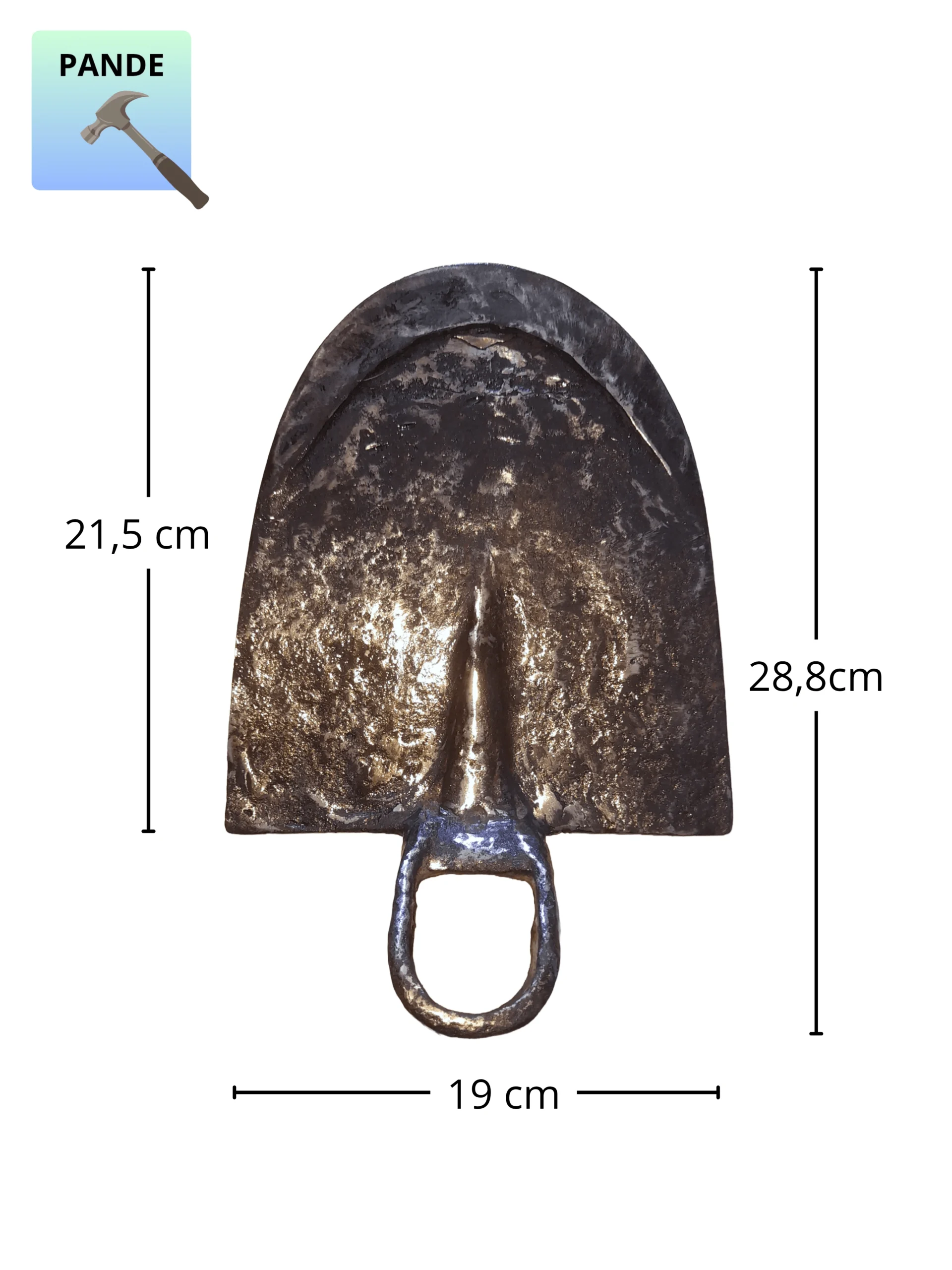 Classic Forged Steel Hoe - Restored Clay Farming Tool