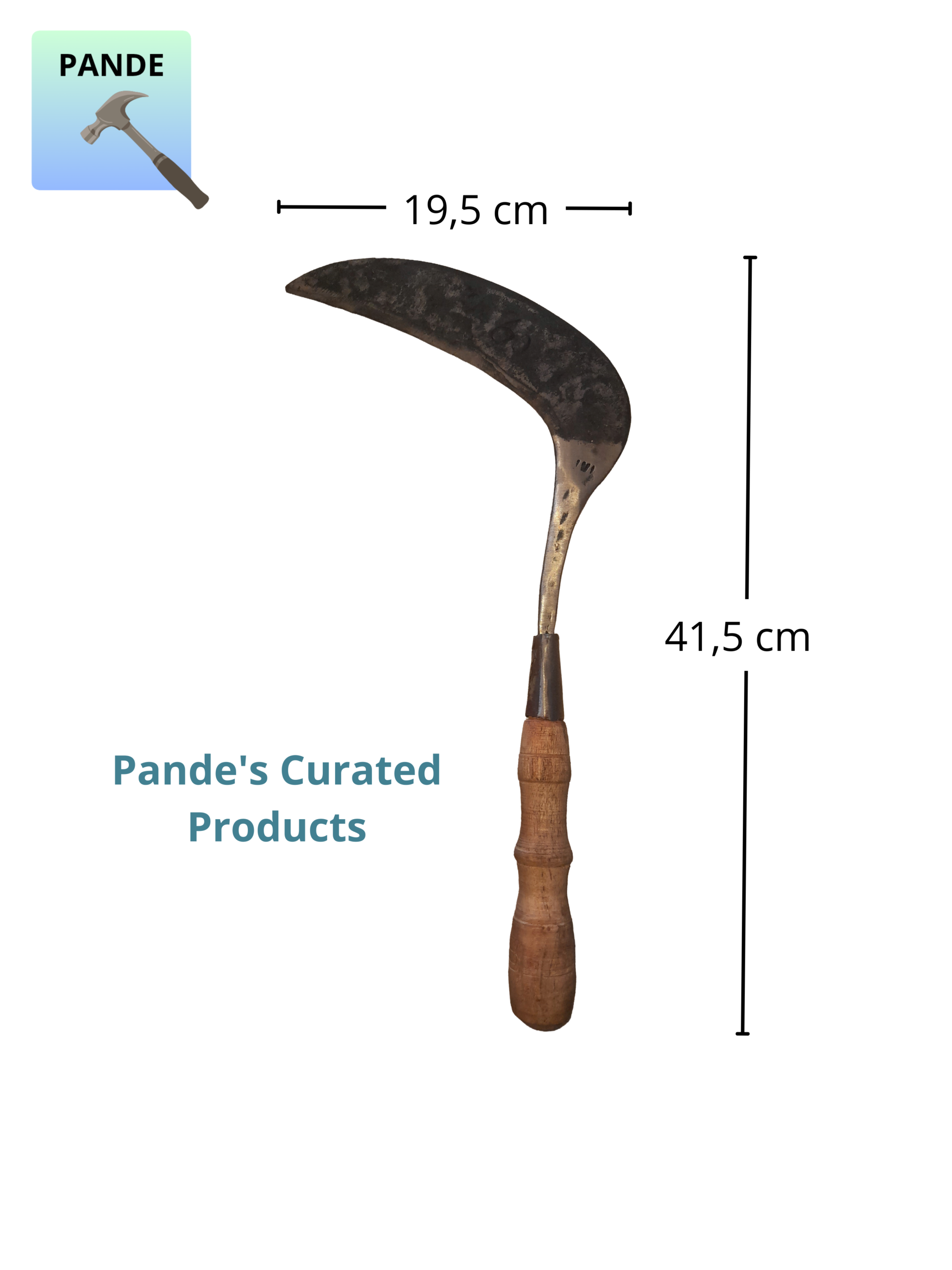 Handheld Grass Harvesting Knife - 41.5 cm - Arit Rumput