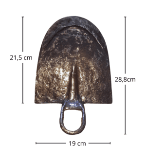 Classic Forged Steel Hoe - Restored Clay Farming Tool