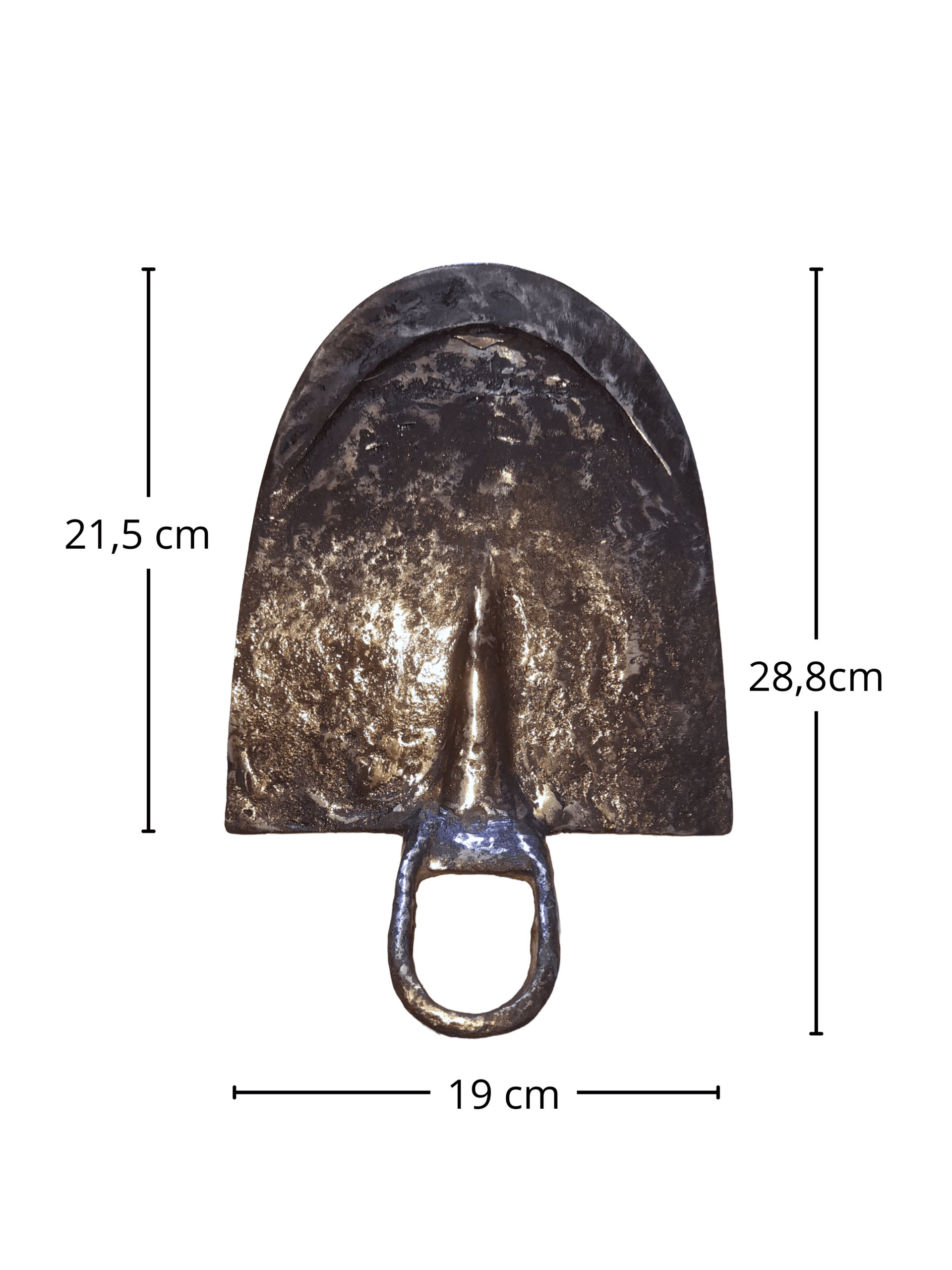 Classic Forged Steel Hoe - Restored Clay Farming Tool